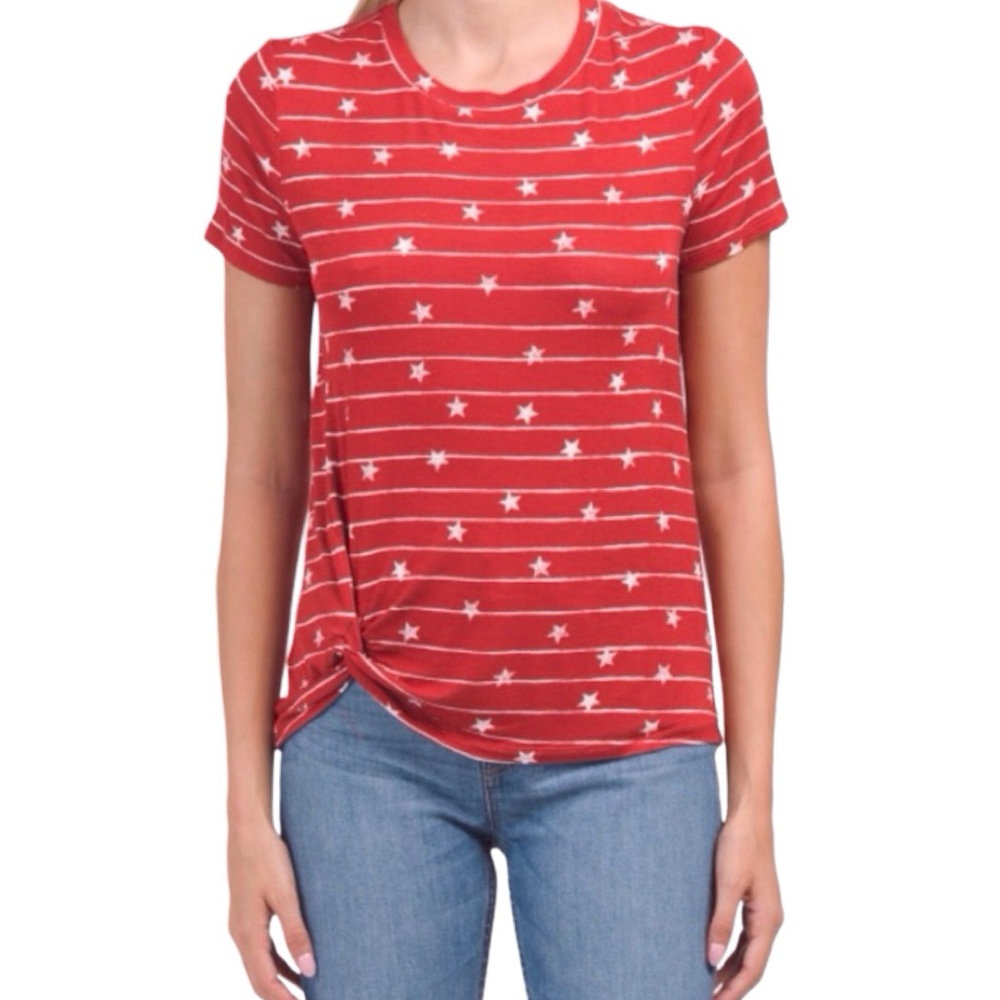 SO Americana Star Knit Tee (NWOT) (Size: XS)